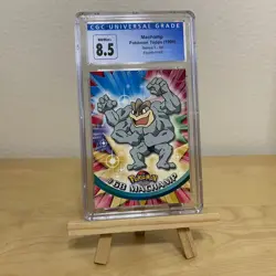 Machamp #68 Pokemon Topps Series 1 Fourth Print CGC 8.5 Mint 1999 Old Blue Label - Image 1