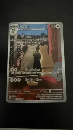 Persian 078/064 Sv: Shrouded Fable Holo Minty Illustration Rare Pokemon NM - Image 3