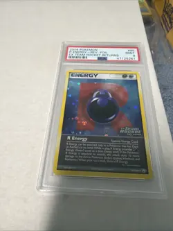 2004 POKEMON EX TEAM ROCKET RETURNS 94 DARK METAL ENERGY-REVERSE FOIL PSA 9 - Image 2