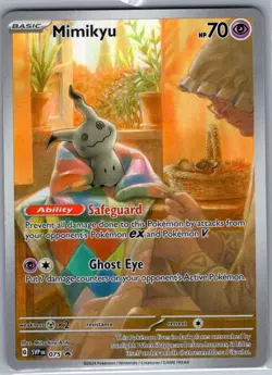 Mimikyu SVP 075 SV: Scarlet & Violet Promo Cards - Pokemon Card - NM - Image 1