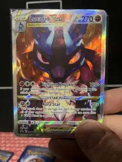 Pokemon TCG Lucario VSTAR SWSH291 Black Star Promo Full Art SEALED - Image 1