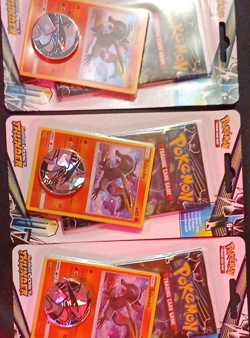 Pokemon Lost Thunder Booster Pack (3) with Sudowoodo Promo & Coin - English - Image 1
