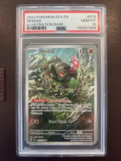Pokemon TCG OKIDOGI Illustration Shrouded Fable Card 074/064 PSA 10 - Image 1