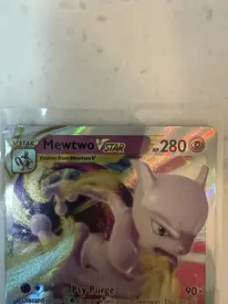 Mewtwo VSTAR 031/078 Pokemon GO Ultra Rare Holo Vstar HP 280 Pokemon TCG English - Image 2