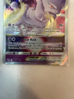 Mewtwo VSTAR 031/078 Pokemon GO Ultra Rare Holo Vstar HP 280 Pokemon TCG English - Image 3