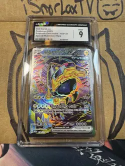 Pokemon CGC 9 - Iron Hands EX 154/131 SIR | Prismatic Evolutions - Image 1