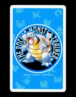 Pokemon DIGLETT Japanese BLUE Blastoise Deck 8 of Hearts POKER Card #050 - MINT - Image 2