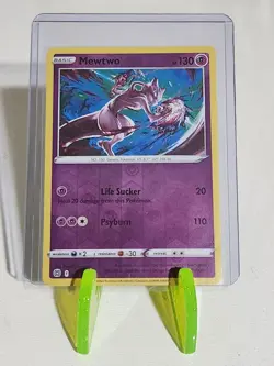 2022 Pokemon TCG Mewtwo 056/172 Swsh09: Brilliant Stars Reverse Holo - Image 1