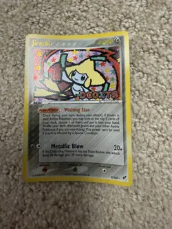 2005 Pokemon EX Deoxys Stamped Jirachi Reverse Holo #9/107 - Image 1