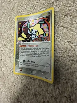 2005 Pokemon EX Deoxys Stamped Jirachi Reverse Holo #9/107 - Image 2