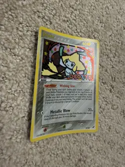2005 Pokemon EX Deoxys Stamped Jirachi Reverse Holo #9/107 - Image 3