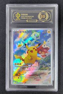 APH 10 Pikachu 004/SV-P Promo Scarlet Violet FA Holo Pokemon Chinese TCG - Image 1