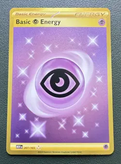 Pokemon TCG Gold Psychic Energy Secret Rare Scarlet & Violet 151 207/165 NM - Image 1