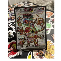 Pokemon Hoopa EX SV04 Paradox Rift 226/182 Ultra Rare Full Art Holo 220 HP - Image 1