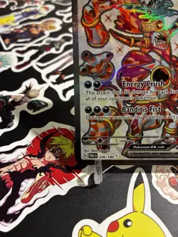 Pokemon Hoopa EX SV04 Paradox Rift 226/182 Ultra Rare Full Art Holo 220 HP - Image 5