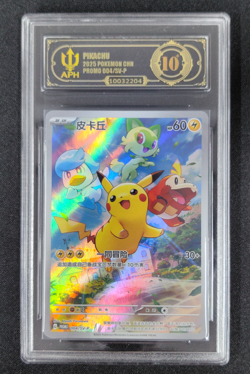 APH 10 Pikachu 004/SV-P Promo Scarlet Violet FA Holo Pokemon Chinese TCG - Image 1