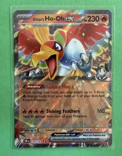 Pokemon Ethan's Ho-Oh ex 039/182 Destined Rivals Holo TCG Card NM Free Shipping - Image 1