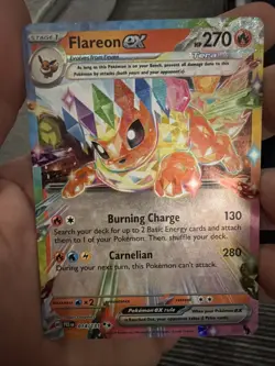 Flareon ex - 014/131 014/131 Holo SV: Prismatic Evolutions Pokemon NM - Image 2