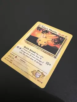 Lt. Surge’s Pikachu 84/132 Gym Challenge Unlimited 2000 Pokemon Card Common NM - Image 5