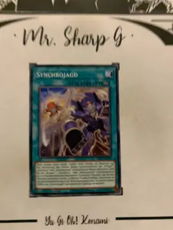 SYNCHROJAGD - 1. AUFLAGE LDS3-DE123 DEUTSCH Yu-Gi-oh! CARD COMMON 2022 TCG - Image 2