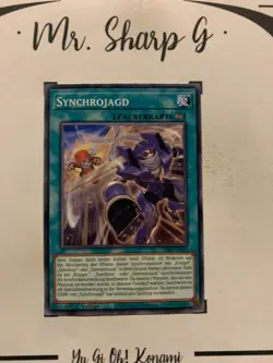 SYNCHROJAGD - 1. AUFLAGE LDS3-DE123 DEUTSCH Yu-Gi-oh! CARD COMMON 2022 TCG - Image 3