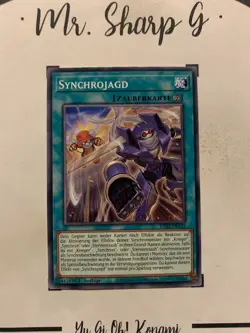 SYNCHROJAGD - 1. AUFLAGE LDS3-DE123 DEUTSCH Yu-Gi-oh! CARD COMMON 2022 TCG - Image 4