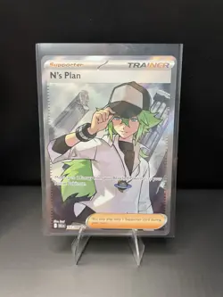 NM SV: Black Bolt N's Plan Ultra Rare 163/086 Pokemon TCG - Image 1