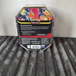 Pokemon Mega Charizard Tin Standard Card Storage Multicolor 2022 - Image 2