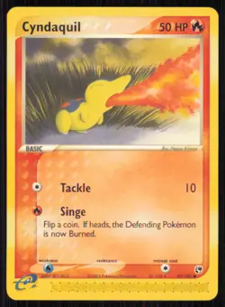 Cyndaquil 59/100 Common Sandstorm Pokemon Lightly Played - Image 1