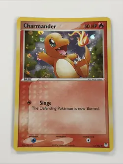 Pokemon TCG Charmander with SWIRL 57/112 FireRed & LeafGreen Reverse Holo - Image 1