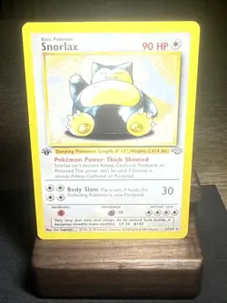 Snorlax 27/64 Jungle 1st Edition Great Condition Never Played Rare Pokemon - Image 1