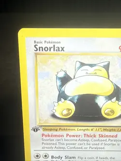 Snorlax 27/64 Jungle 1st Edition Great Condition Never Played Rare Pokemon - Image 2