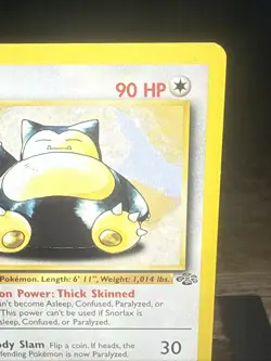 Snorlax 27/64 Jungle 1st Edition Great Condition Never Played Rare Pokemon - Image 3