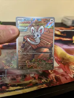 Pokemon TCG Minccino 152/086 Sv: Black Bolt Holo - Image 1