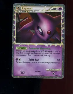 Pokemon TCG Undaunted 81/90 Espeon Holo Rare - Image 1