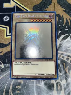 Yugioh Red Eyes Black Dragon / Ghost Rare 1st Ed NM / GFP2-EN176 - Image 1