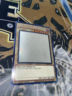 Yugioh Red Eyes Black Dragon / Ghost Rare 1st Ed NM / GFP2-EN176 - Image 2