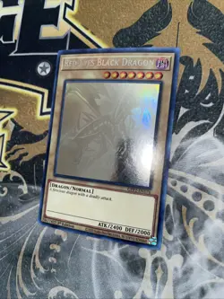 Yugioh Red Eyes Black Dragon / Ghost Rare 1st Ed NM / GFP2-EN176 - Image 3
