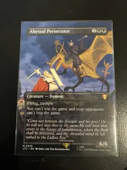 Abyssal Persecutor (Borderless) Commander, LTR 0525, MTG, Non-holo - Image 1