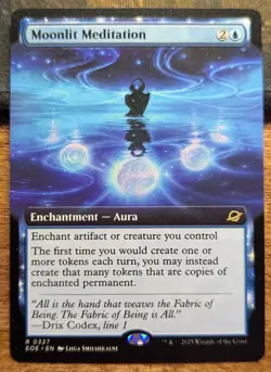 MOONLIT MEDITATION Extended Art - Edge of Eternities - MTG Magic - Image 1