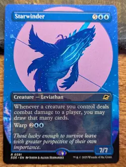 STARWINDER #291 Borderless - Edge of Eternities - MTG Magic: the Gathering - Image 1