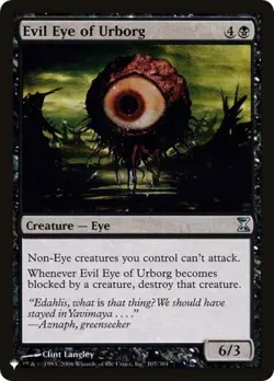 Evil Eye of Urborg - Medium Play MTG The List - Image 1