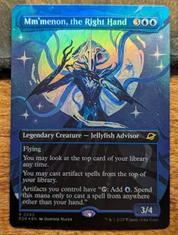 MM'MENON, THE RIGHT HAND Borderless Foil - Edge of Eternities - MTG Magic - Image 1