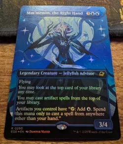 MM'MENON, THE RIGHT HAND Borderless Foil - Edge of Eternities - MTG Magic - Image 2