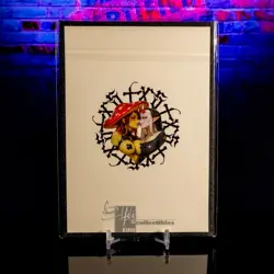 Makima Powe Premium Waifu Trading Card A6 Oversized Black Glitter Frame Chainsaw - Image 2