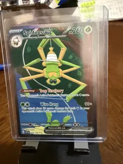 Pokemon TCG Spidops EX Scarlet & Violet Base Set Illustration Rare Card 243/198 - Image 2