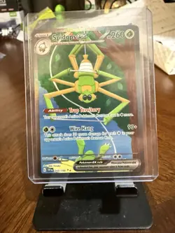 Pokemon TCG Spidops EX Scarlet & Violet Base Set Illustration Rare Card 243/198 - Image 3