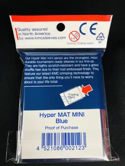 KMC HYPER MAT MINI (60) BLUE SLEEVES! Yugioh / Cardfight Deck Cards Size - (NEW) - Image 3