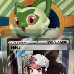 Pokemon Hilda 164/086 Sv: White Flare Ultra Rare Holo Full Art Trainer Card - Image 3