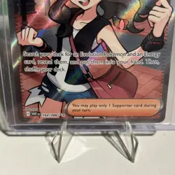 Pokemon Hilda 164/086 Sv: White Flare Ultra Rare Holo Full Art Trainer Card - Image 4